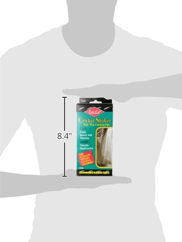 Rep-Cal SRP00500 Cricket Shaker with Bug Catching Pipe Reptile Vitamins and Supplements