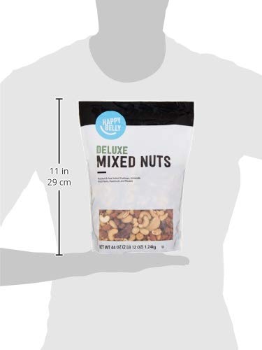 Amazon Brand - Happy Belly Deluxe Mixed Nuts, 44 Ounce