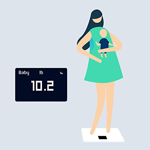 Withings Body - Digital Wi-Fi Smart Scale with Automatic Smartphone App Sync, BMI, Multi-User Friendly, with Pregnancy Tracker and Baby Mode