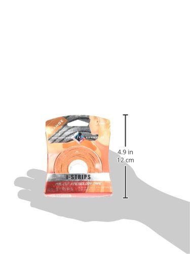 Mueller Sports Medicine Kinesiology Tape I-Strip Roll, Orange, 2' x 9.75', 20 Count
