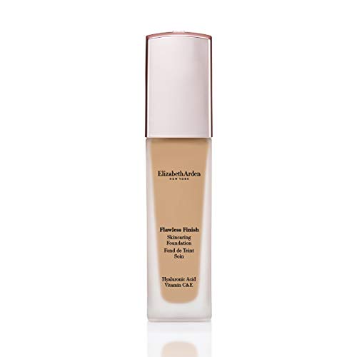 Elizabeth Arden Flawless Finish Skincaring Foundation with Hyaluronic Acid, Vitamin C and E, 260N (Medium skin with neutral cool undertones), 1 fl. oz.