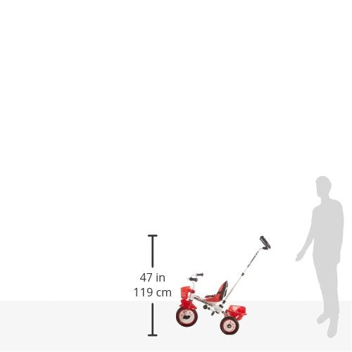 Schwinn Easy Steer Tricycle, Red/White, 8'