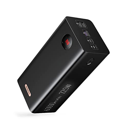 ROMOSS 60000mAh High Capacity Power Bank, 22.5W Max PD 3.0 Fast Charging Portable USB C Battery Packs with 4 Outputs and 3 Inputs and LCD Display, Rechargeable Battery Bank for iPhone and Outdoors Camping