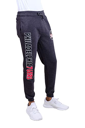 Ultra Game NBA Men's Soft Fleece Active Jogger Sweatpants