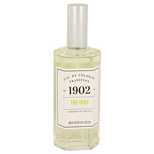 BERDOUES 1902 Green Tea Eau de Cologne | Floral Citrus Scent Made in France | Spray Fragrance for Men and Women with Lime, Green Tea and Musk | Luxury Unisex Perfume with Premium Quality Ingredients, 4.2 fl.oz.