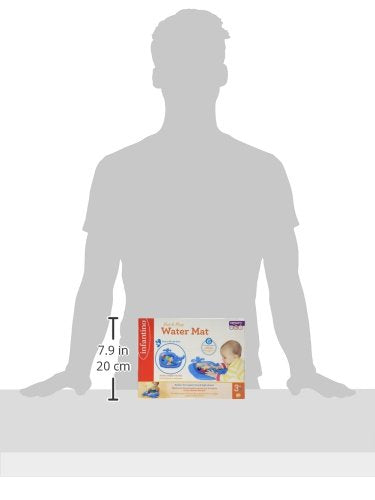 Infantino Pat and Play Water Mat - Whale Themed Water Mat for Infants and Older Babies, Tummy Time and Sensory Play