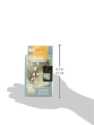 Kurgo Dog Harness | Car Harness for Dogs | Extra Small | Black | Pet Safety Seat Belt | Certified Crash Tested Harness | Car Seatbelt | Tru-Fit Enhanced Strength Style