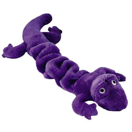 Zanies Bungies Gecko Dog Toys, Purple, 16'–24'