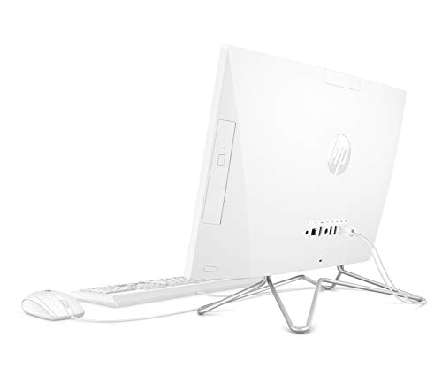 HP 22' All-in-One Desktop, AMD Athlon Silver 3050U Processor, AMD Radeon Graphics, 4 GB RAM, 256 GB SSD, Windows 11 Home (22-dd0210, Snow white)