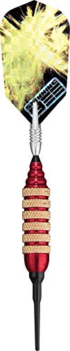 Viper Spinning Bee Soft Tip Darts with Casemaster Storage/Travel Case, Red, 16 Grams