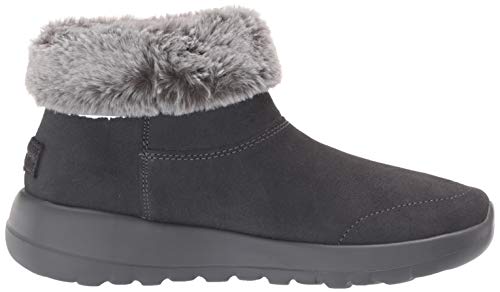 Skechers womens Bootie Ankle Boot, Charcoal, 8 US