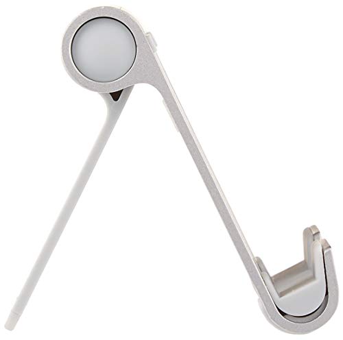 Amazon Basics Multi-Angle Portable Stand for iPad Tablet, E-reader and Phone - Silver