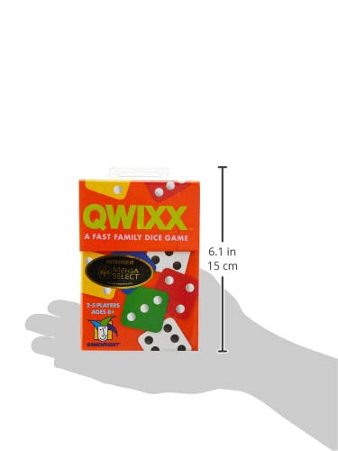 Gamewright Qwixx - A Fast Family Dice Game Multi-colored, 5'