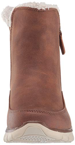 Skechers Women's Synergy Snow Boot, Chestnut, 7