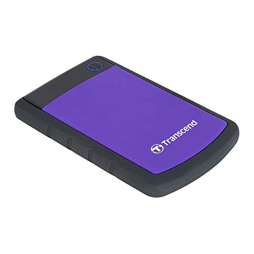 Transcend Storejet 2TB Portable USB 3.0 Hard Disk (TS2TSJ25H3P), Purple