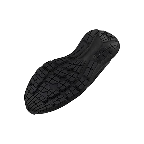 Under Armour Men's Surge 3 Road Running Shoe, Black (002)/Black, 12.5