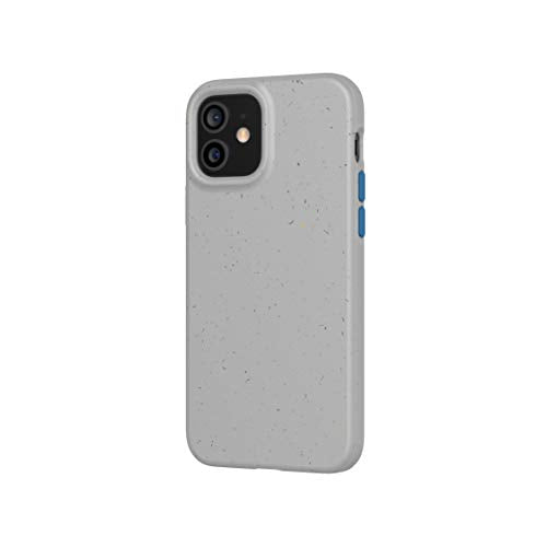 tech21 Eco Slim Phone Case for Apple iPhone 12 and 12 Pro 5G with 10 ft. Drop Protection, Mushroom Grey