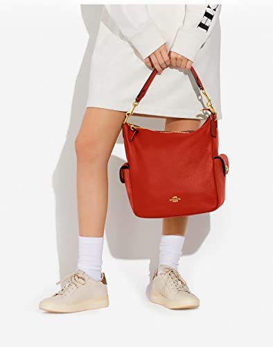 COACH Pennie Shoulder Bag (Red Sand)
