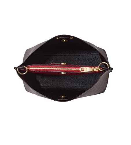 COACH Mollie Bucket Bag 22 In Signature Canvas Brown/Black