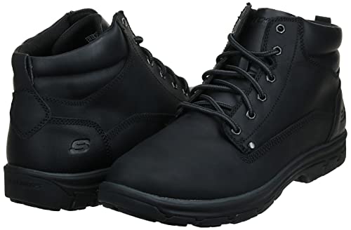 Skechers Men's Segment-Garnet Hiking Boot, Black, 10 Medium US