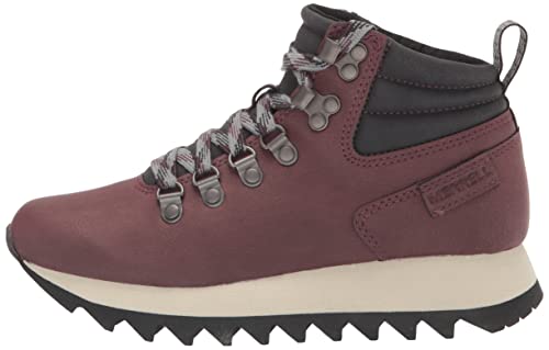 Merrell womens Alpine Hiker Hiking Boot, Burgundy, 6.5 US