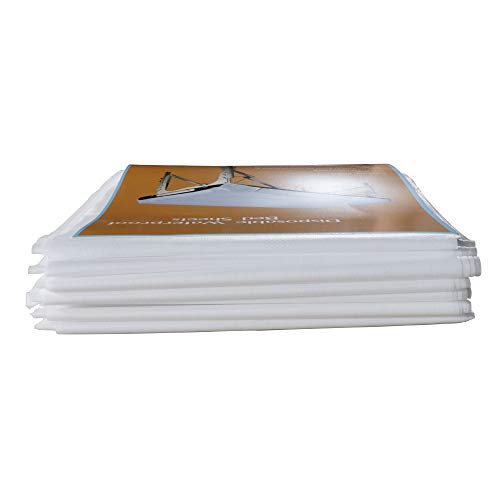 Master Massage Tables Poly-Backing Disposable Table Sheet Cover(Pack of 10) for Massage/Treatment Table