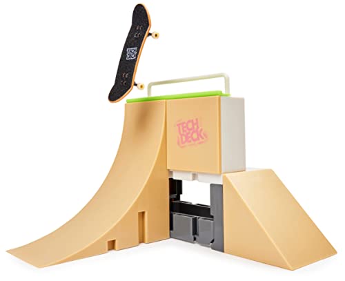 TECH DECK, Competition Wall X-Connect Park Creator, Customizable and Buildable Ramp Set with Exclusive Fingerboard, Kids Toy for Boys and Girls Ages 6 and up
