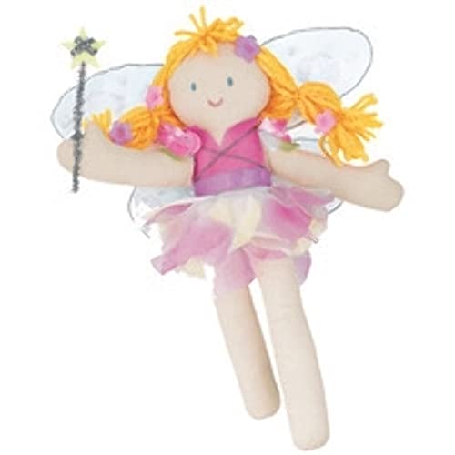 4M: Fairy Doll Making Kit, Make Your Own Adorable Doll, Name of Doll is with the Birth Certificate, Makes a Great Companion, 8 1/2 inch,For Ages 3 and up,Pink