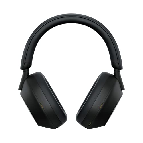 Sony WH-1000XM5 Wireless Industry Leading Headphones with Auto Noise Canceling Optimizer, Crystal Clear Hands-Free Calling, and Alexa Voice Control, Black