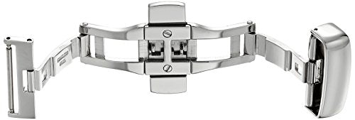 Hadley-Roma 18mm Stainless Steel Push Button Deployant Clasp