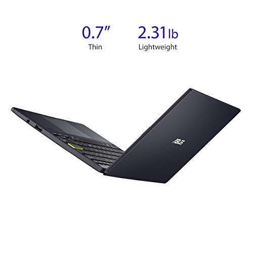 ASUS Vivobook Laptop L210 11.6' Ultra Thin Laptop, Intel Celeron N4020 Processor, 4GB RAM, 128GB eMMC Storage, Windows 11 Home in S Mode with One Year of Office 365 Personal, L210MA-DS04