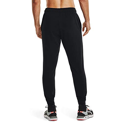 Under Armour Mens Rival Terry Joggers , Black (001)/Onyx White , X-Large