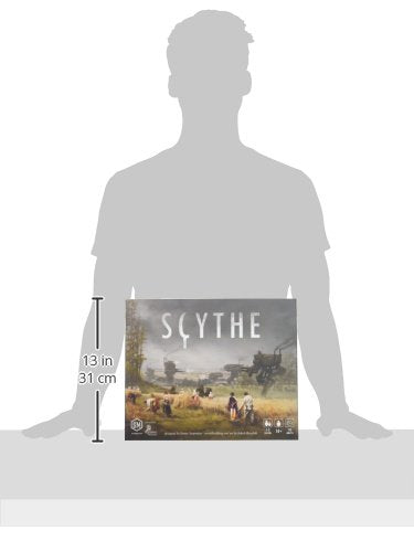 Stonemaier Games Scythe Board Game - An Engine-Building, Area Control for 1-5 Players, Ages 14+, Gray