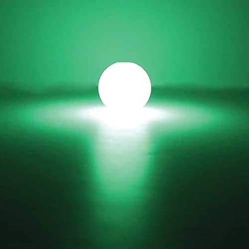 Chuckit Max Glow Ball Dog Toy, Medium (2.5 Inch Diameter) for dogs 20-60 lbs, Pack of 1