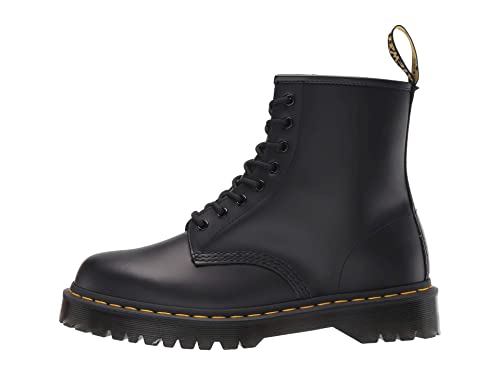 Dr. Martens Unisex 1460 Bex Smooth Leather Platform Boots, Black, 10 US Women/9 US Men