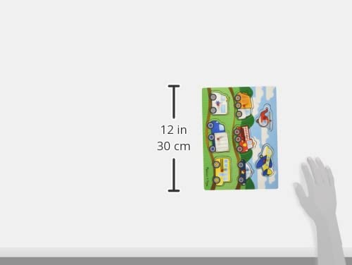 Melissa and Doug Vehicles Wooden Peg Puzzle (8 pcs)