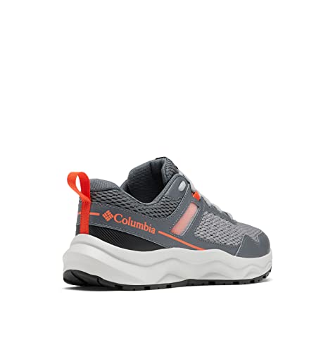 8 Columbia Men's Plateau Hiking Shoe, Monument/Red Quartz