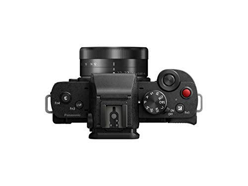 Panasonic LUMIX G100 4k Mirrorless Camera for Photo and Video, Built-in Microphone with Tracking, Micro Four Thirds Interchangeable Lens System, 12-32mm Lens, 5-Axis Hybrid I.S, DC-G100KK (Black)