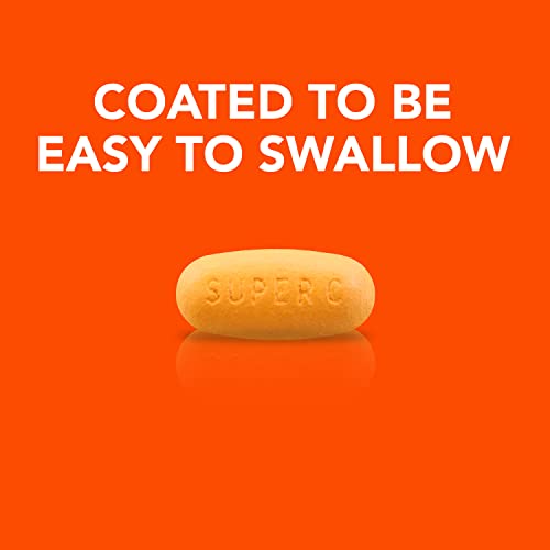 Vicks Super C Energize and Replenish* Daytime Daily Supplement with Vitamin C, B Vitamins Plus a Blend of Herbal Extracts, Coated to be Easy to Swallow, from The Makers of Vicks, 28ct