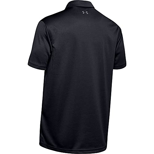 Under Armour Men's Tech Golf Polo , Black (001)/Graphite , X-Large