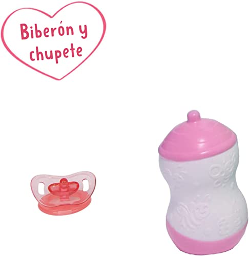 JC Toys ‘Lots to Cuddle Babies’ 20-Inch Pink Soft Body Baby Doll and Accessories Designed by Berenguer, Pink - caucasian