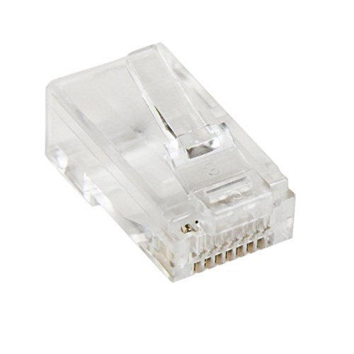 StarTech.com Cat 5e RJ45 Solid Modular Plug Connector - 50 Pack (CRJ45SOL50PK)