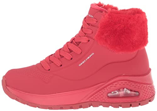 Skechers Women's Sneaker Fashion Boot, RED, 8