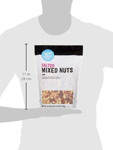 Amazon Brand - Happy Belly Mixed Nuts, Roasted and Sea Salted, 44 Ounce