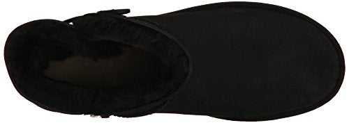 UGG Women's Mini Bailey Button Ii Boot, Black, 5