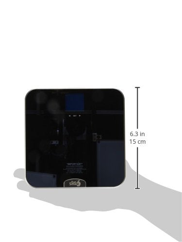 EatSmart Digital Body Fat Scale with Auto Recognition Technology, Black
