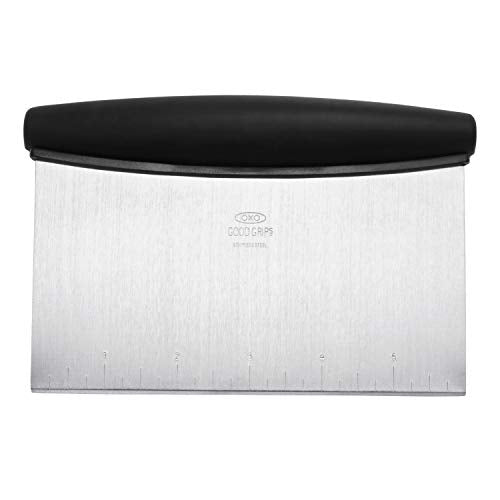 OXO Good Grips Stainless Steel Scraper and Chopper,Silver/Black