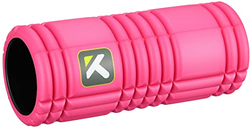 TriggerPoint GRID Foam Roller for Exercise, Deep Tissue Massage and Muscle Recovery, Original (13-Inch), Pink