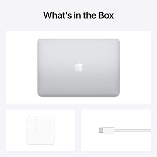 Apple 2020 MacBook Air Laptop M1 Chip, 13' Retina Display, 8GB RAM, 256GB SSD Storage, Backlit Keyboard, FaceTime HD Camera, Touch ID. Works with iPhone/iPad; Silver