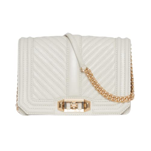 Rebecca Minkoff Chevron Love Quilted Crossbody Bag for Women – Versatile Women’s Crossbody Purse, Quality Leather Handbag for Women, Quilted Shoulder Bag, Chain Purse